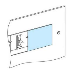 Takarólemez függőleges NS-INS250-hez 147mmx 85mmx műanyag fehér 9001-RAL Prisma G/P Schneider - LVS03249