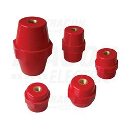 Támszigetelő 51mm M8 piros 1P TRACON - STS-51