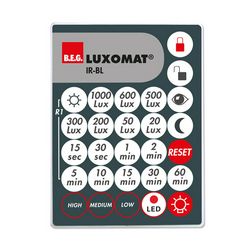 Távirányító BL2(4)(-K) érzékelőhöz infravörös (IR) fekete IR-BL B.E.G. - 93055