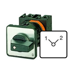 Terhelés 1-2 átkapcsoló 1-pólus 20A 4kW/AC-3/400V előlapra T0-1-8220/EZ EATON - 095799
