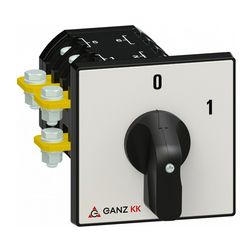 Terhelés be-ki kapcsoló 3P 115A előlapra KK2-115-6002 Ganz KK - 904-6002-901