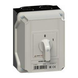 Terhelés be-ki kapcsoló 3P 80A tokozott KKM2-80-6002 Ganz KK - 902-6002-842