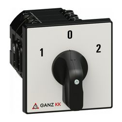 Terhelés irányváltó kapcsoló 3P 63A előlapra KK2-63-6008 Ganz KK - 903-6008-701
