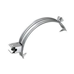 Tető-vezetéktartó kúpcserépre Niro-B Rd10 nemesacél V2A bepattintós bilincs VI J.PRÖPSTER - 111136 R