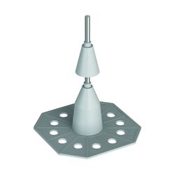 Tetőátvezetés Rd8-10-16 PVC tömítőhüvellyel 150x150mm  VI J.PRÖPSTER - 111598