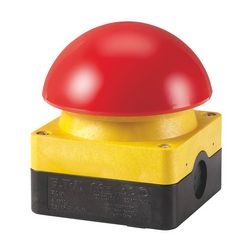 Tokozott láb/tenyér gomba-nyomó 1-z 1-ny húzásos nyugtázás reteszelt piros FAK-R/V/KC11/IY EATON - 229748