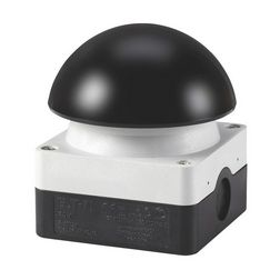 Tokozott láb/tenyér gomba-nyomó 1-z 1-ny visszaugró fekete FAK-S/KC11/I EATON - 229749