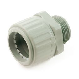 Tömszelence d25mm-gégecsőhöz UV-álló 25mm-átmérő M25x1.5 egyenes IP54 szürke SGL 2525 Dietzel - 012701
