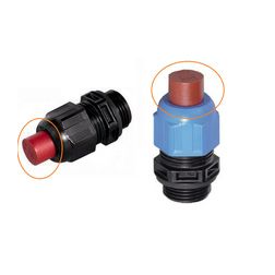 Tömszelence záródugó d=8mm M 16 műanyag piros STAHL - 240048