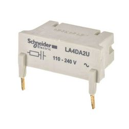 Túlfeszültség-korlátozó modul RC-védőkapcsolás 110-240V/AC AC TeSys LA4-D Schneider - LA4DA2U