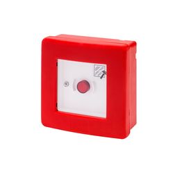 Tűzvédelmi kézi jelzésadó falonkívüli tűzriasztó (piros) műanyag piros üveglapos IP55 42RV GEWISS - GW42201