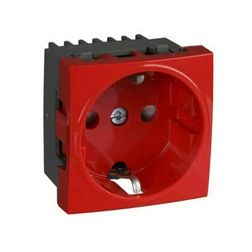 Ultra 162 dugalj csapófedéllel gyerekzárral piros IP40 süllyesztett Ultra Schneider - ETK21045ER