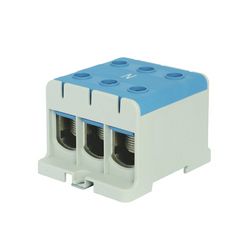 Univerzális sorkapocs N kék 2,5-50mm2Cu 6-50mm2Alu 1P csavaros 6csatl./>25 mm2 UK 50/3 N Pollmann - 2090305