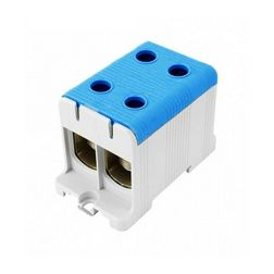 Univerzális sorkapocs N kék 35-150mm2Cu/Alu 1P csavaros 4csatl./>25 mm2 UK 150/2 N Pollmann - 2090211