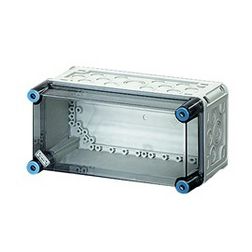 Üres elosztószekrény falonkívüli műanyag átlátszó fedél 300mm x 150mm x 170mm IP65 Mi 0100 Hensel - 2000000
