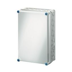 Üres elosztószekrény falonkívüli műanyag fedél 300mm x 450mm x 170mm IP65 Mi 0301 Hensel - 2000010