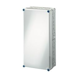 Üres elosztószekrény falonkívüli műanyag fedél 300mm x 600mm x 170mm IP65 Mi 0401 Hensel - 2000012