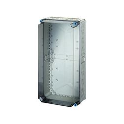 Üres elosztószekrény magasított falonkívüli műanyag átlátszó fedél 300mm x 600mm x Mi 0410 Hensel - 2000290