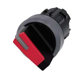 Választókapcsoló fej műanyag d22 0-I világító működtetőkaros 2-állású piros SIRIUS ACT SIEMENS - 3SU1032-2BF20-0AA0