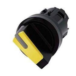 Választókapcsoló fej műanyag d22 0-I világító működtetőkaros 2-állású sárga SIRIUS ACT SIEMENS - 3SU1002-2BF30-0AA0
