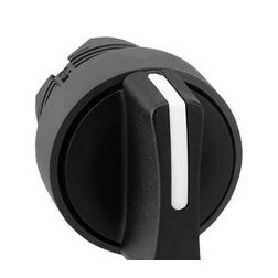 Választókapcsoló fej műanyag d22 rövid forgatókaros 2-állású reteszelt Harmony XB5 Schneider - ZB5AD2