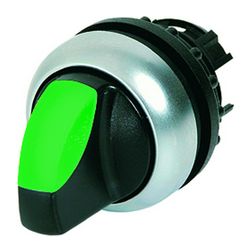 Választókapcsoló fej műanyag d22 világító működtetőkaros 3-állású reteszelt M22-WRLK3-G EATON - 216847