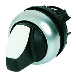 Választókapcsoló fej műanyag d22 világító működtetőkaros 3-állású reteszelt M22-WRLK3-W EATON - 216843