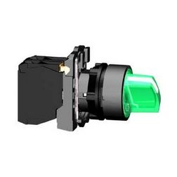 Választókapcsoló komplett műa. d22 3-állású világító 1-z 1-ny zöld Harmony XB5 Schneider - XB5AK133M5