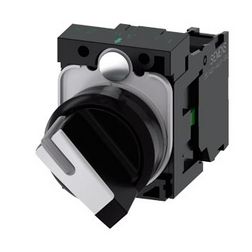 Választókapcsoló komplett műanyag d22 0-I 2-állású világító 1z működtetőkaros SIRIUS ACT SIEMENS - 3SU1100-2BF60-1BA0