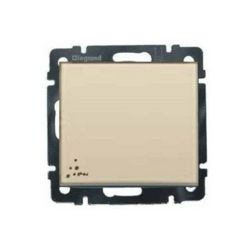 Valena 101 1P kapcsoló betét közp. fedéllel elefántcsont süllyesztett IP44 1- billentyű/gomb LEGRAND - 774101
