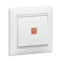 Valena 102 2P kapcsoló betét közp. fedéllel fehér süllyesztett IP31 1- billentyű/gomb LEGRAND - 774449