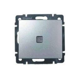 Valena 105 2x1P csillárkapcsoló betét közp. fedéllel alumínium süllyesztett IP31 2- LEGRAND - 770145