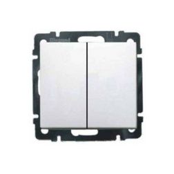 Valena 105 2x1P csillárkapcsoló betét közp. fedéllel fehér süllyesztett IP31 2- LEGRAND - 774405