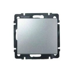Valena 106 váltókapcsoló betét közp. fedéllel alumínium süllyesztett IP31 1- LEGRAND - 770106