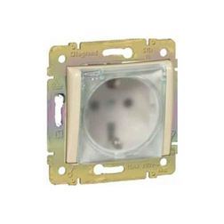 Valena 162 dugalj földelt központi fedlap elefántcsont IP44 süllyesztett csavaros LEGRAND - 774120