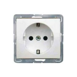 Valena 162 dugalj földelt központi fedlap gyerekzárral fehér IP21 süllyesztett csavaros LEGRAND - 774421