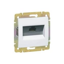 Valena adatcsatlakozó dugalj STP 2xRJ45 8(8) Cat6 fehér csavaros LEGRAND - 774245