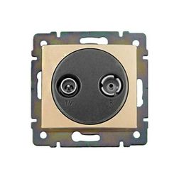 Valena antenna aljzat TV-R csillagpontos süllyesztett 2-kimenet végzáró 1.5dB/860MHz elefántcsont LEGRAND - 774332