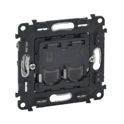 Valena InMatic telefon csatlakozó betét adapterrel 2xRJ11 műanyag LEGRAND - 753039