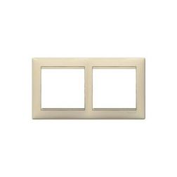Valena keret 2-es elefántcsont vízszintes műanyag LEGRAND - 774352
