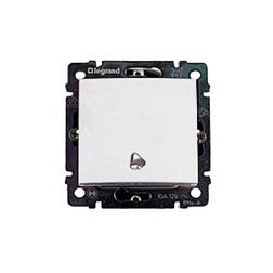 Valena N101 csengőnyomó betét közp. fedéllel 1- billentyűs 1z fehér csengő IP31 műanyag LEGRAND - 774216