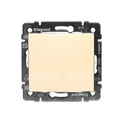 Valena N101 nyomó betét közp. fedéllel 1- billentyűs 1z elefántcsont IP31 süllyesztett dmax. LEGRAND - 774311