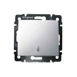 Valena N101 nyomó betét közp. fedéllel 1- billentyűs 1z fehér lámpa IP31 műanyag LEGRAND - 774412