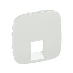 ValenaAllure fedlap RJ45/RJ11 adatcsatlakozóhoz műanyag címketartó nélkül gyöngyház LEGRAND - 755419