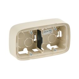 ValenaAllure kiemelődoboz 1-es vízszintes és függőleges bézs műanyag IP2X LEGRAND - 755562