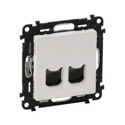 ValenaLife adatcsatlakozó dugalj UTP RJ45 8(8) Cat5e fehér csavaros LEGRAND - 753141