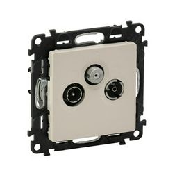 ValenaLife antenna aljzat TV-R-SAT süllyesztett 3-kimenet MM-végzáró 10dB/860MHz LEGRAND - 753264