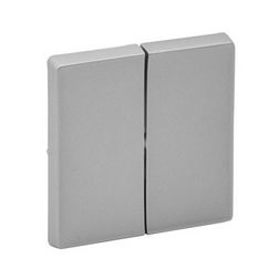 ValenaLife billentyű kettős kapcs/nyg.-hoz alumínium üres-jel IP20 műanyag fényes LEGRAND - 755022