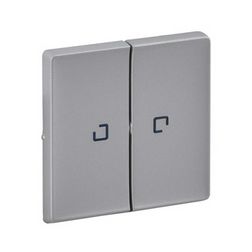 ValenaLife billentyű kettős kapcs/nyg.-hoz alumínium üres-jel  jelzőfényes IP20 műanyag LEGRAND - 755222