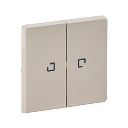 ValenaLife billentyű kettős kapcs/nyg.-hoz bézs üres-jel  jelzőfényes IP20 műanyag fényes LEGRAND - 755221